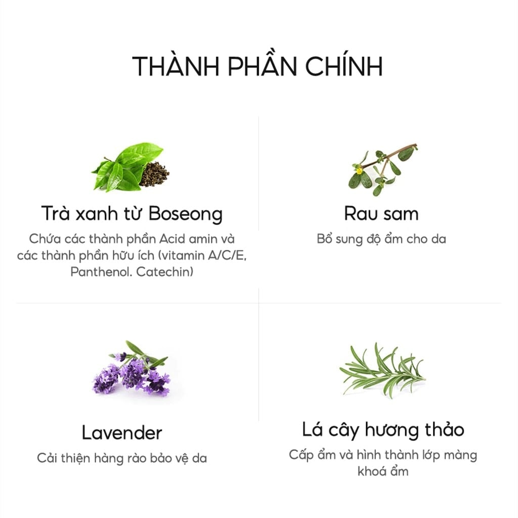 The Saem Nước tẩy trang Healing Tea Garden Cleasing Water 300ml 7