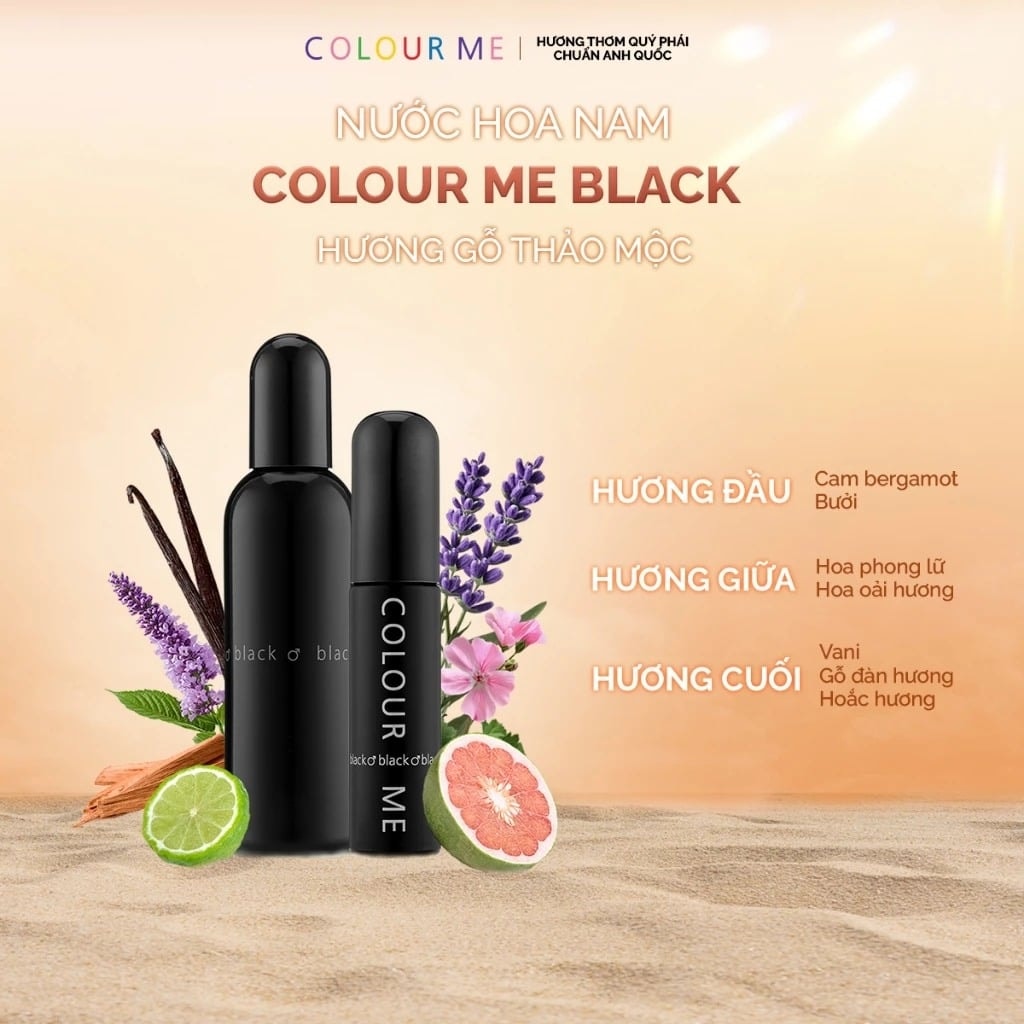 Colour Me Nước hoa Black Eau De Parfum 5