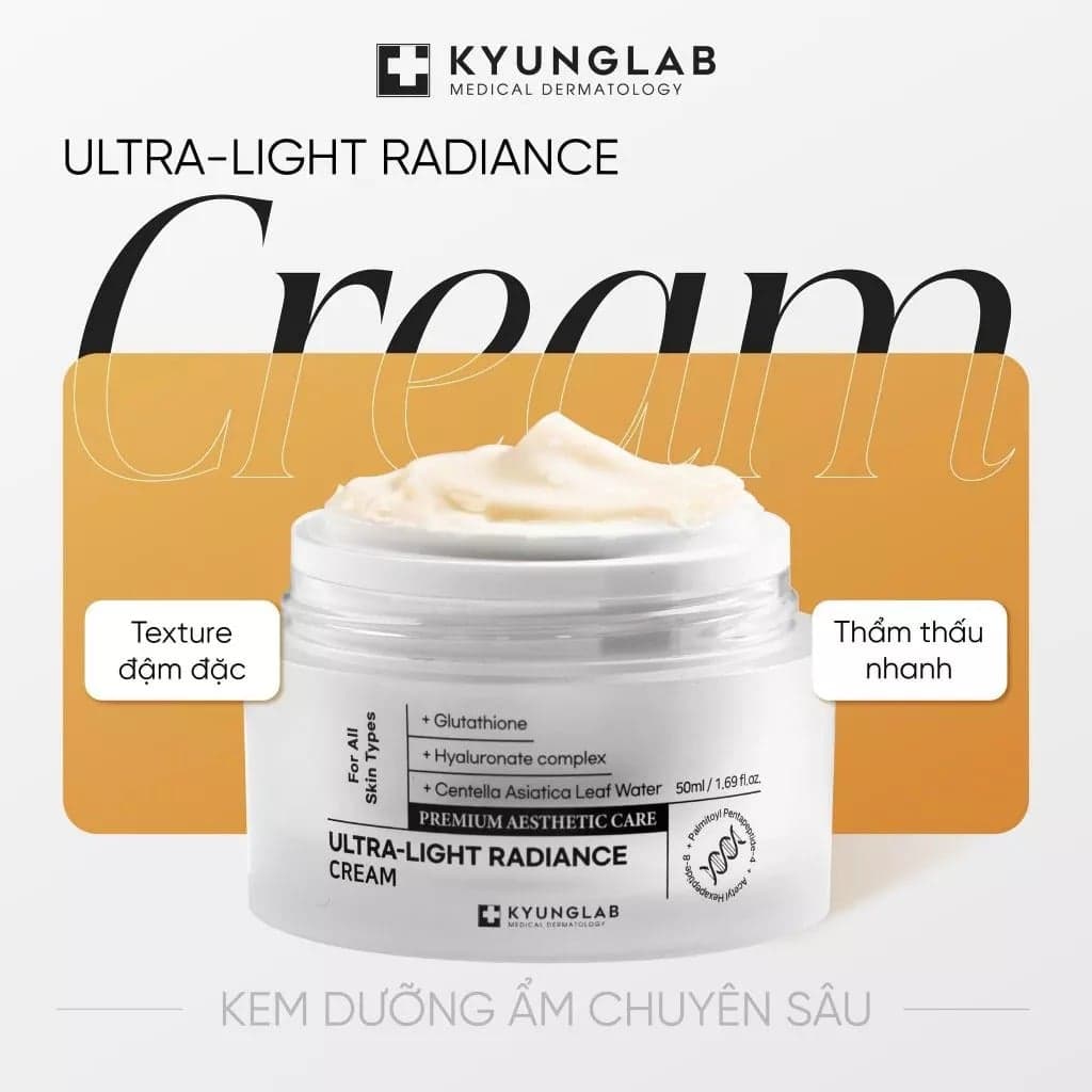 Kyung Lab Kem dưỡng da Ultra Light Radiance Cream 50ml thumb 2