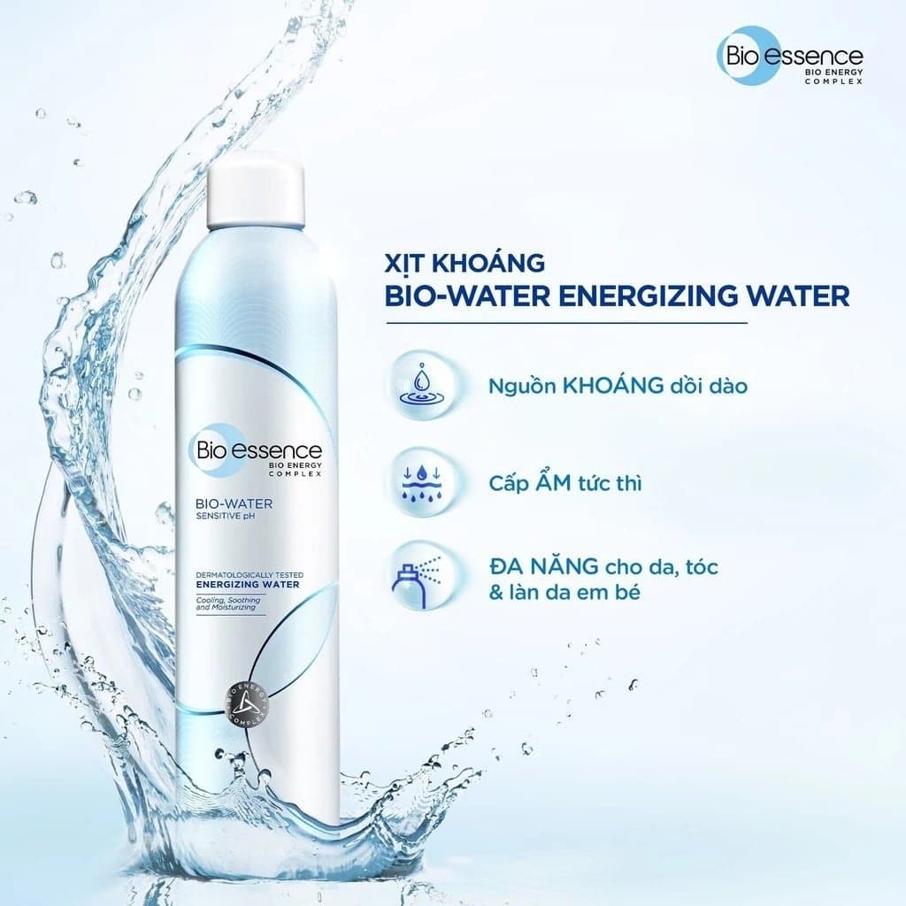 Bio Essence Xịt khoáng Water Energizing Water thumb 2