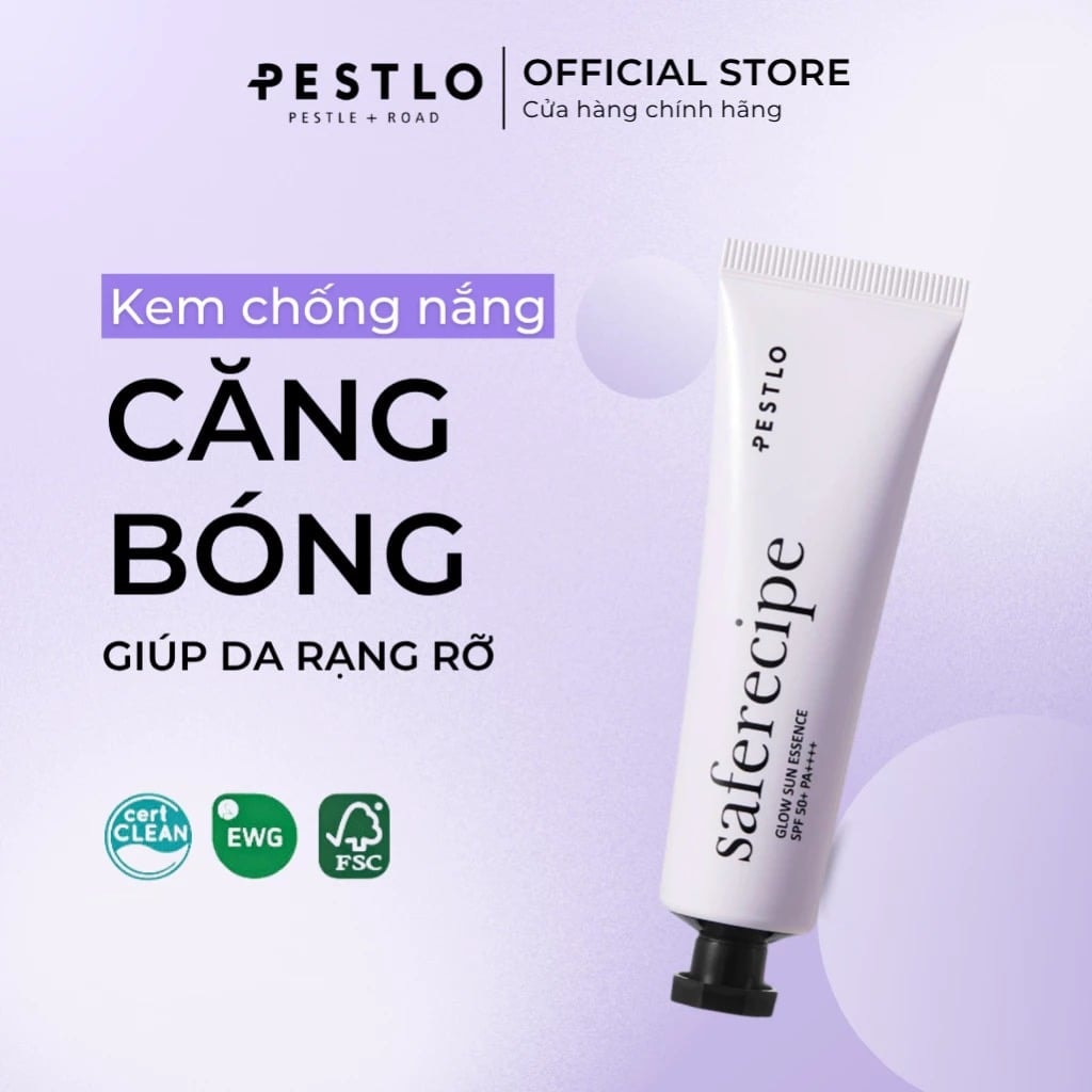 Pestlo Kem chống nắng Saferecipe Glow Sun Essence SPF50+ PA++++ 50ml 2
