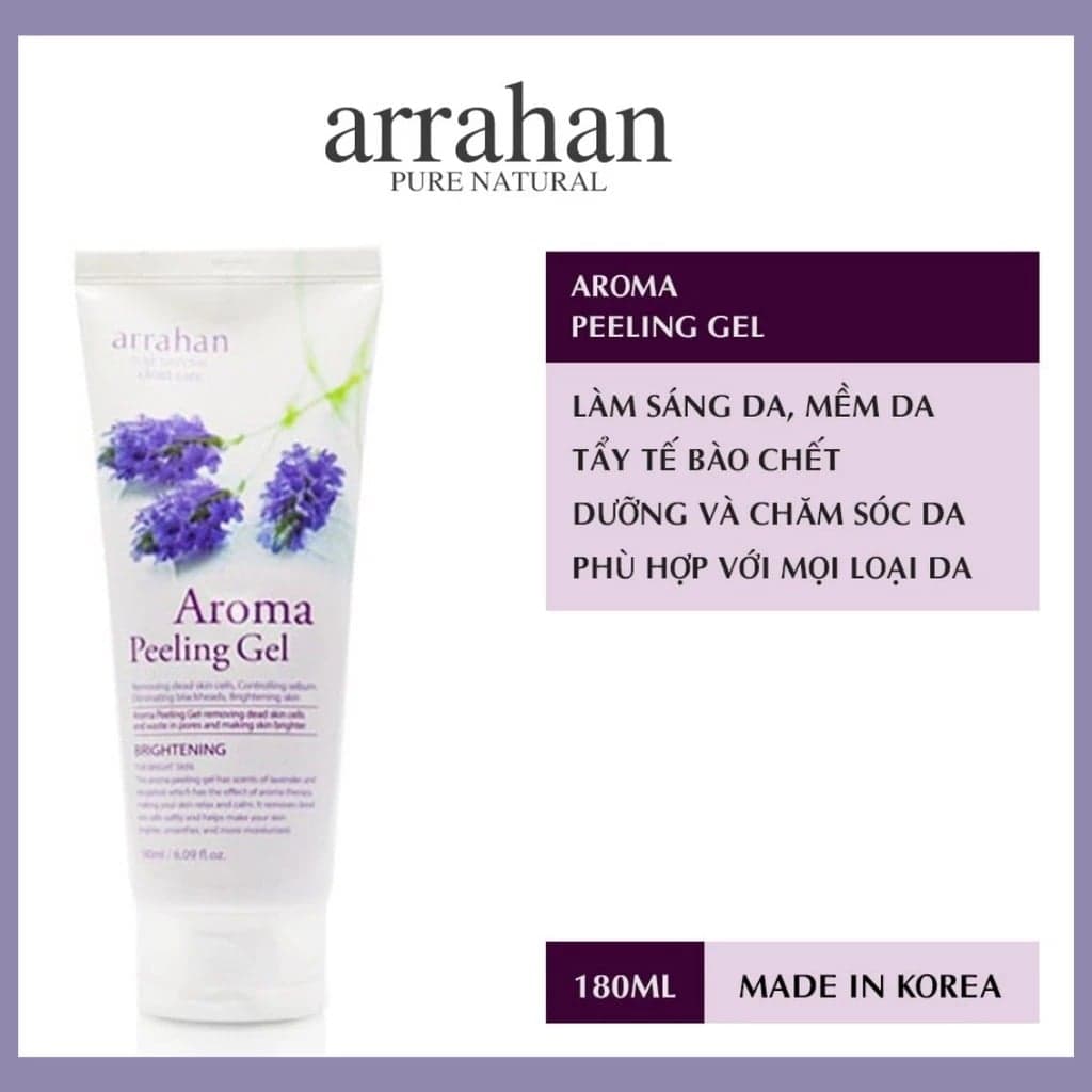 Arrahan Tẩy tế bào da chết Aroma White Peeling Gel 180ml thumb 2