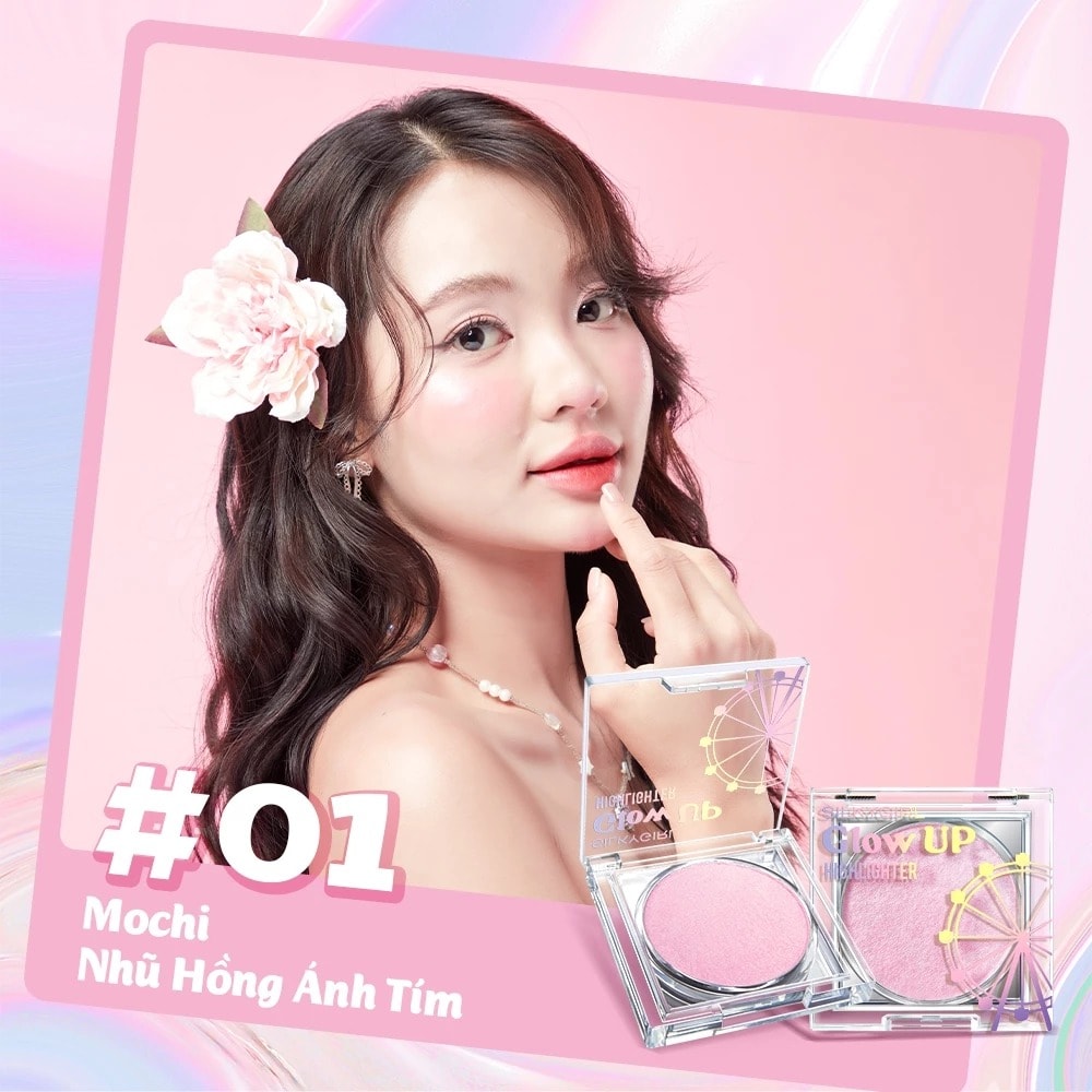 Silkygirl Bắt sáng dạng kem Glow Up Highlighter 4g 3
