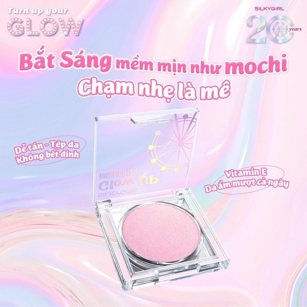 Silkygirl Bắt sáng dạng kem Glow Up Highlighter 4g thumb 2