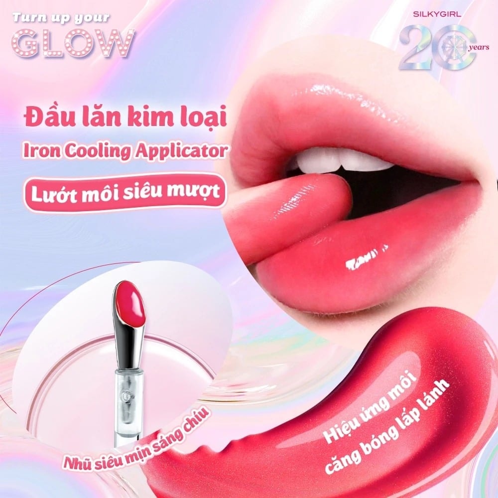Silkygirl Son bóng Glow Up Juicy Lip Serum 2g 5