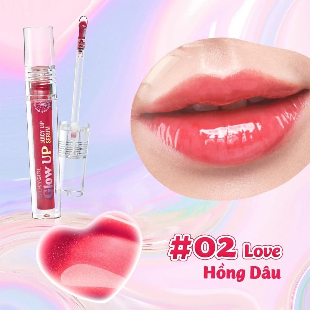 Silkygirl Son bóng Glow Up Juicy Lip Serum 2g thumb 7