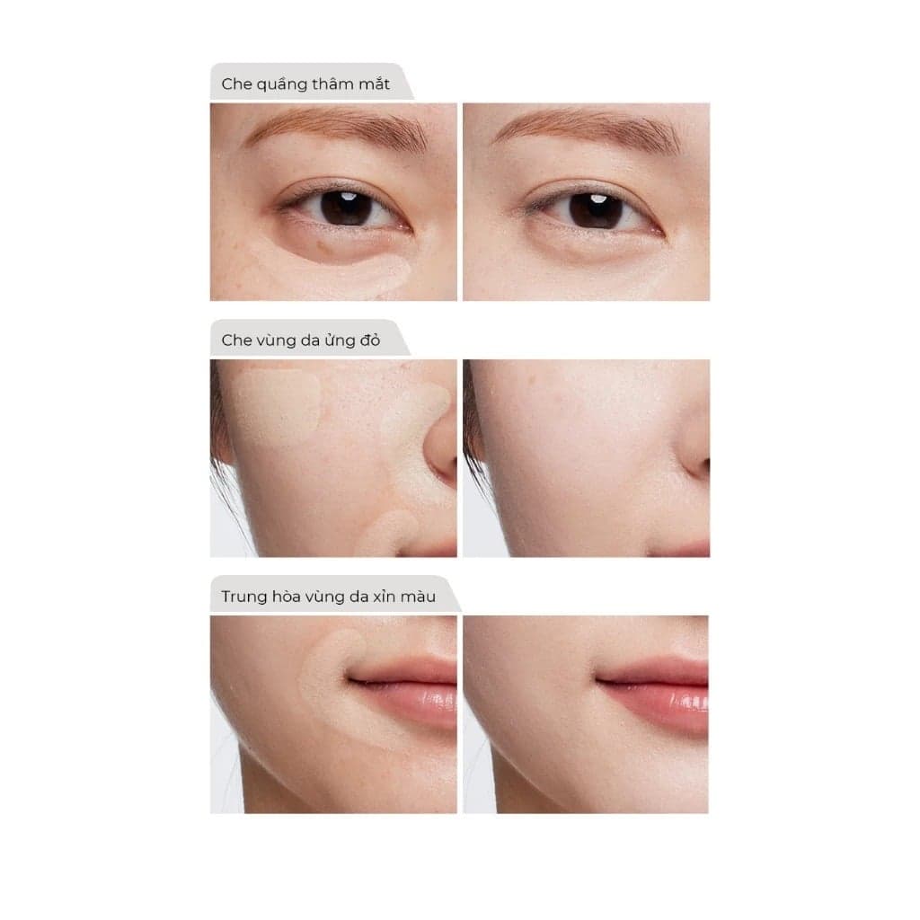 The Saem Kem che khuyết điểm triệt sắc Cover Perfection Triple Pot Concealer 4.5g*3 thumb 7