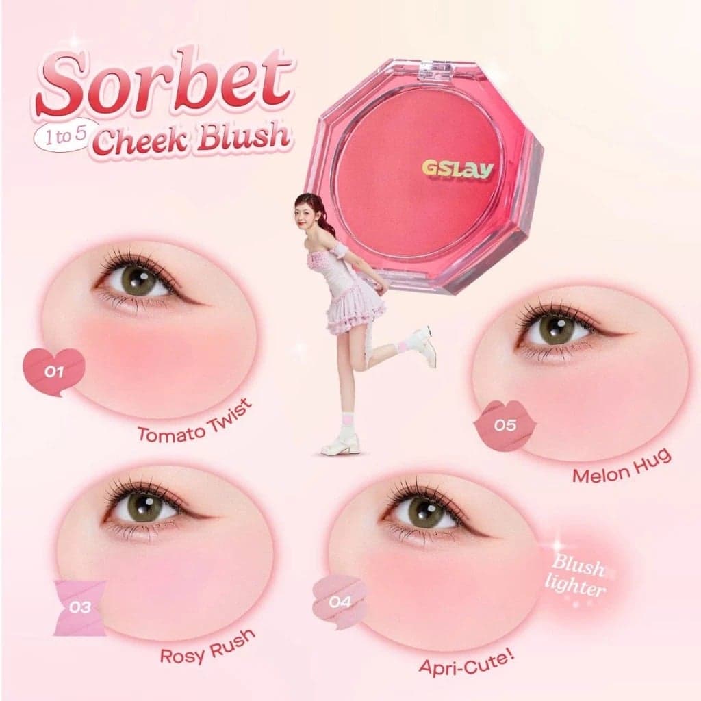Gslay phấn má Gslay Sorbet Cheek Blush 5g thumb 6