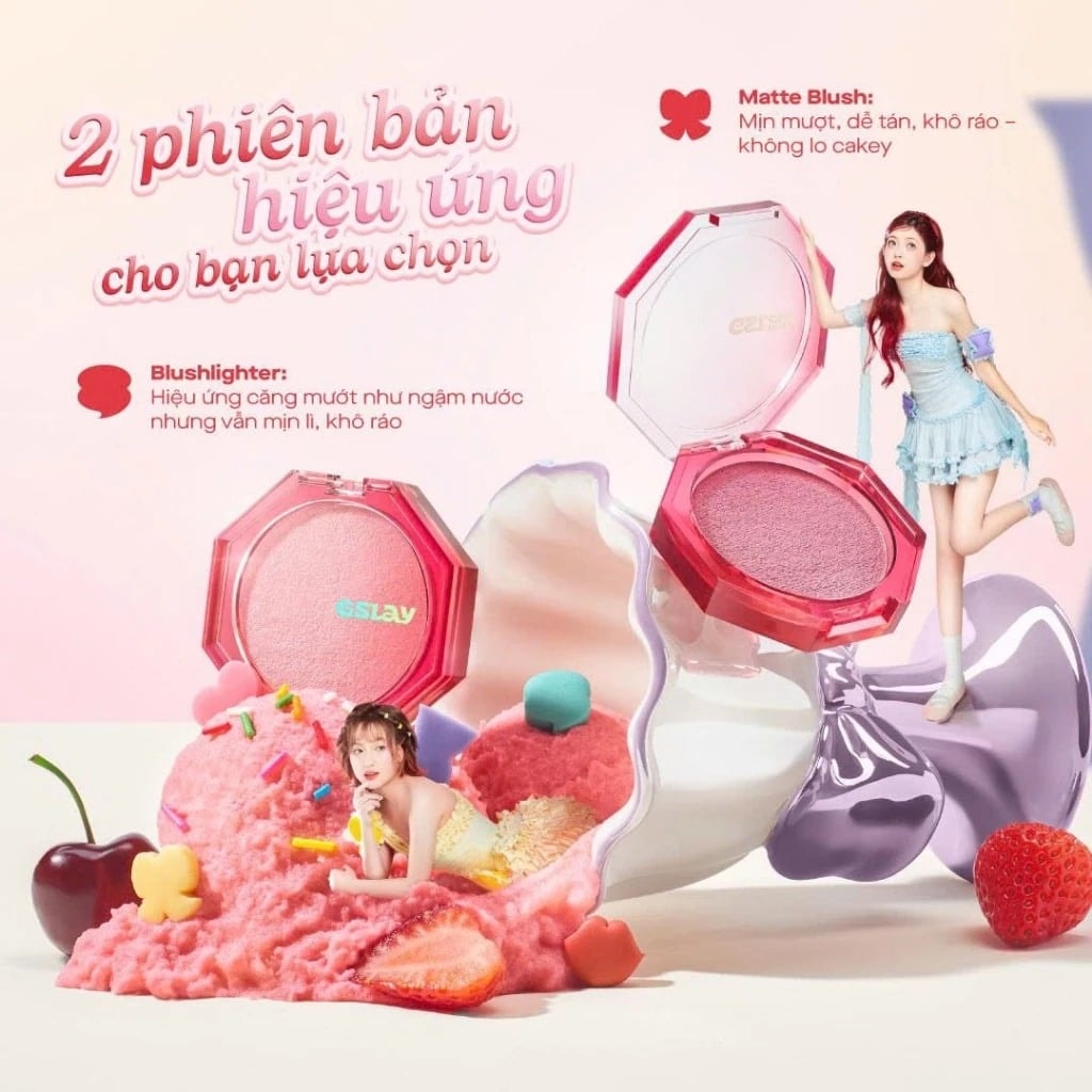 Gslay phấn má Gslay Sorbet Cheek Blush 5g 4