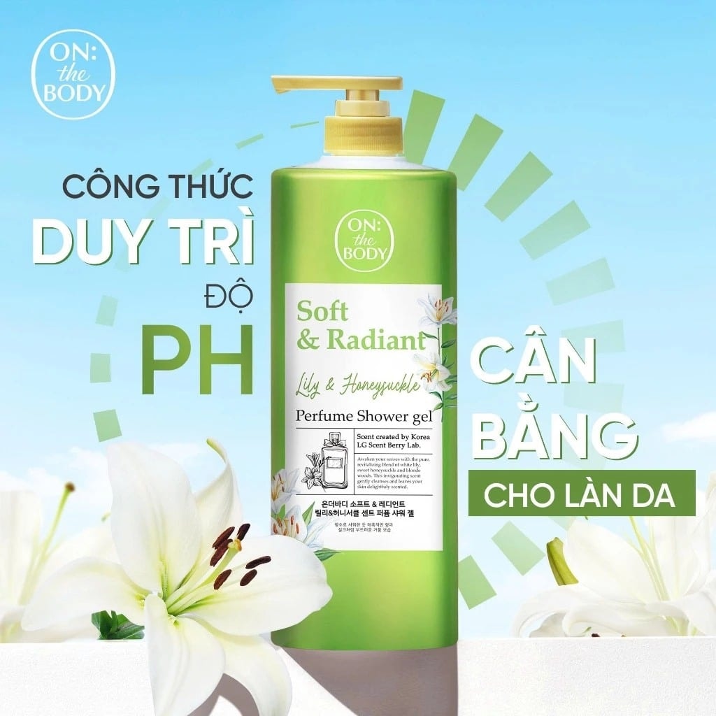 ON:) THE BODY Sữa tắm Perfume Shower Gel 1kg 5