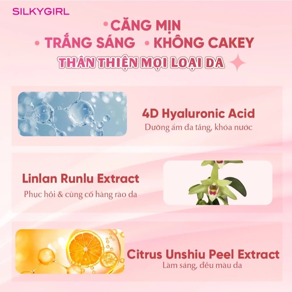 Silkygirl Phấn nước Serum Cushion 13g 3