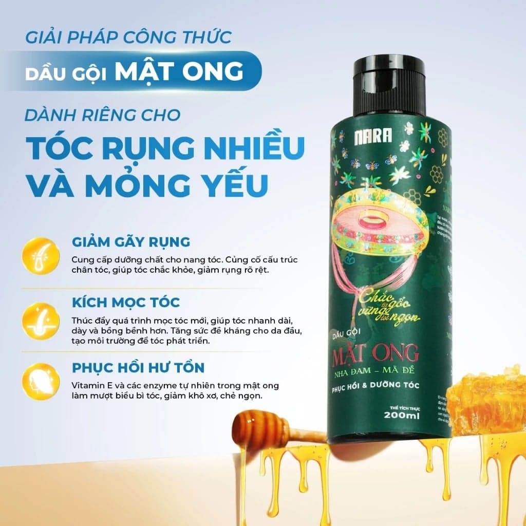 Nara Combo Gội Xả Nha đam mã đề 500mlx2 thumb 2