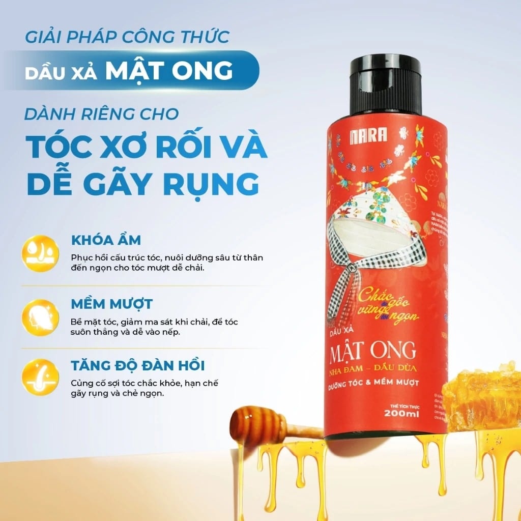 Nara Combo Gội Xả Nha đam mã đề 500mlx2 6