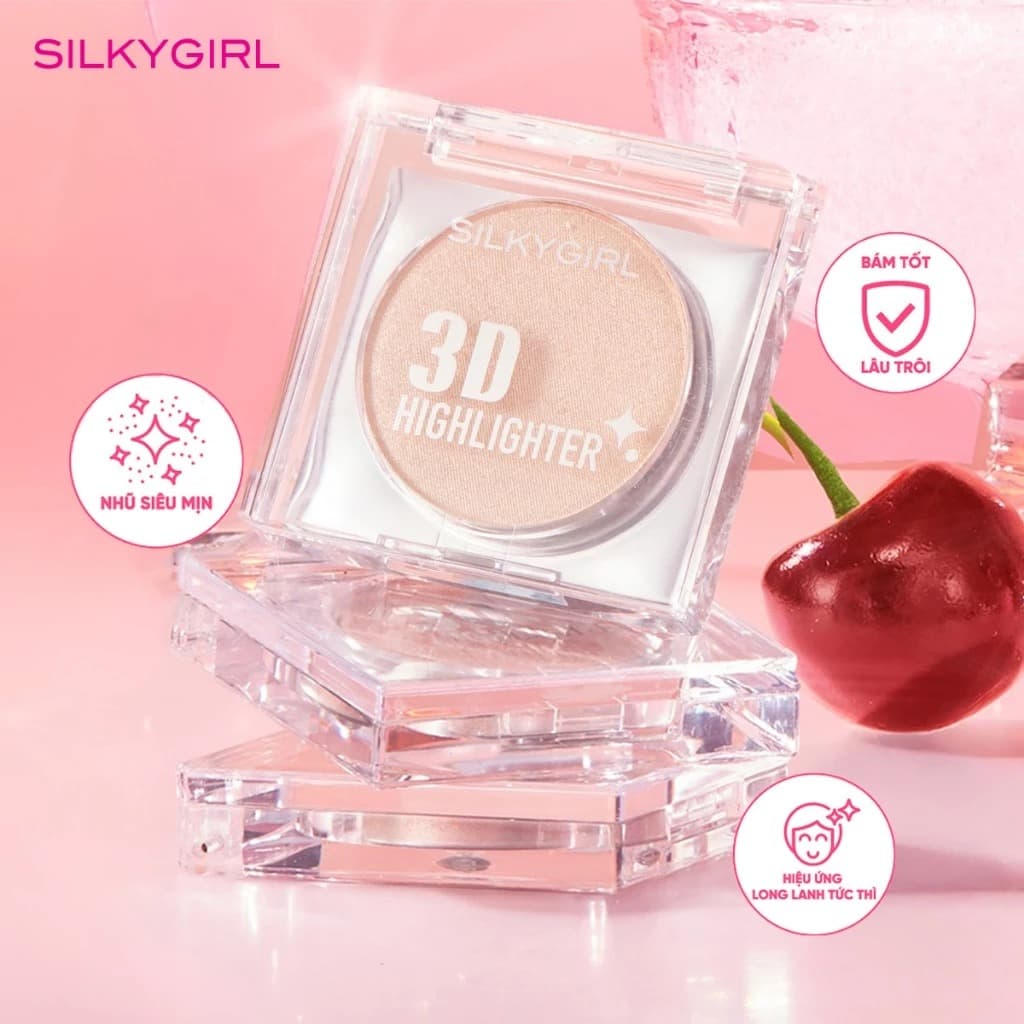 Silkygirl Phấn bắt sáng 3D Highlighter 3.5g thumb 2