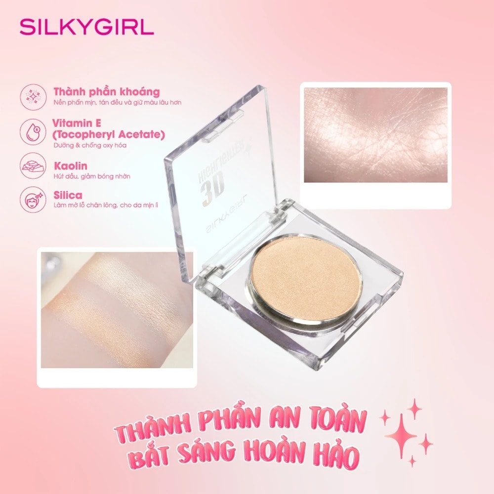 Silkygirl Phấn bắt sáng 3D Highlighter 3.5g 5