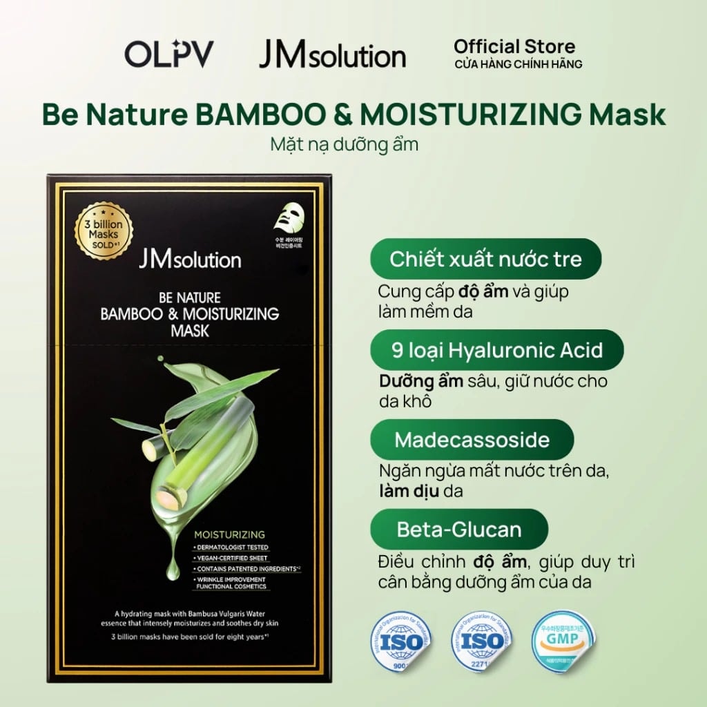 JMsolution Mặt nạ Be Nature Mask 24ml 9