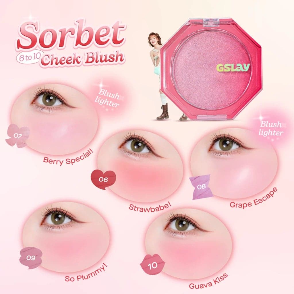 Gslay phấn má Gslay Sorbet Cheek Blush 5g thumb 7