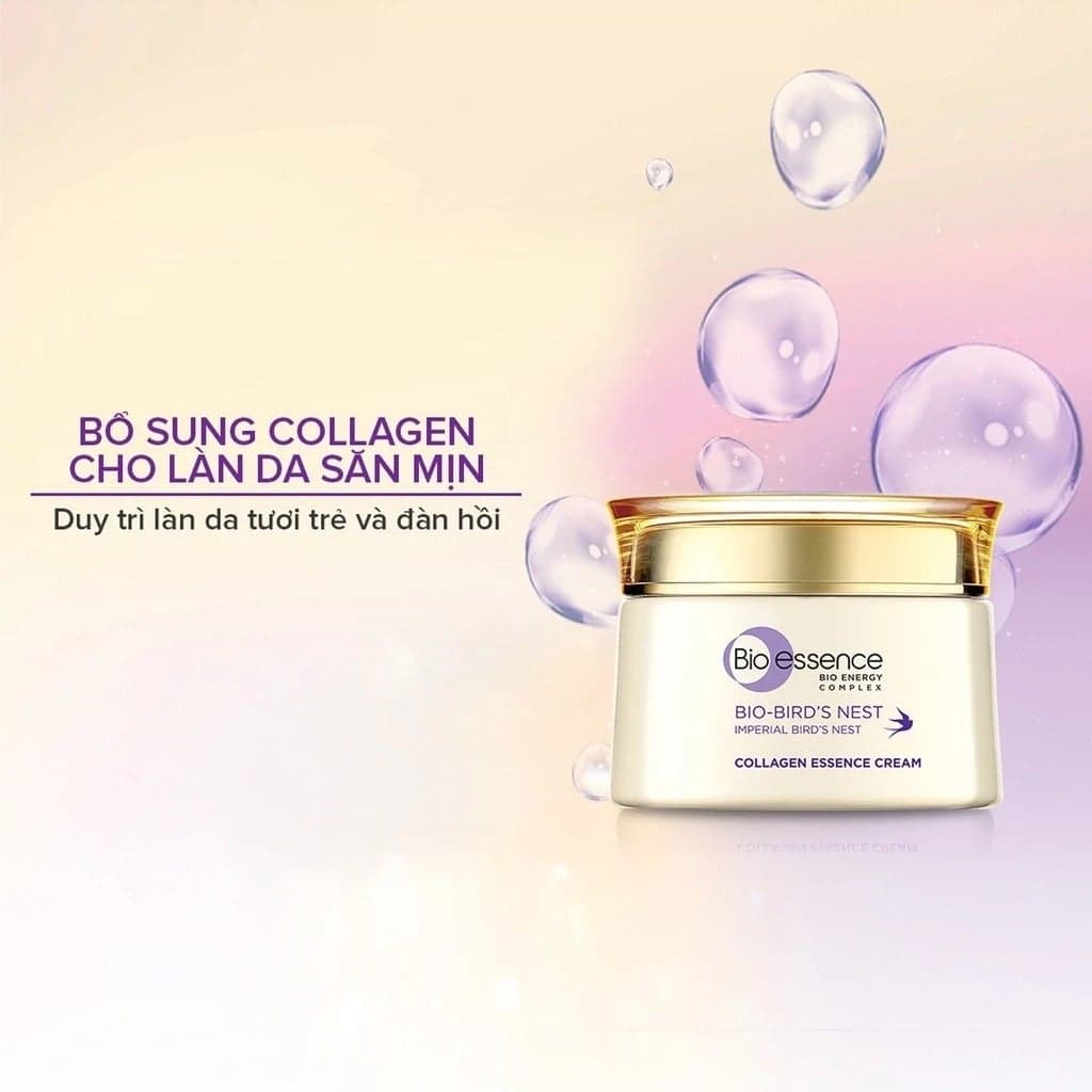 Bio Essence Kem dưỡng da Bio Bird Nest Collagen Essence Cream 50g thumb 2