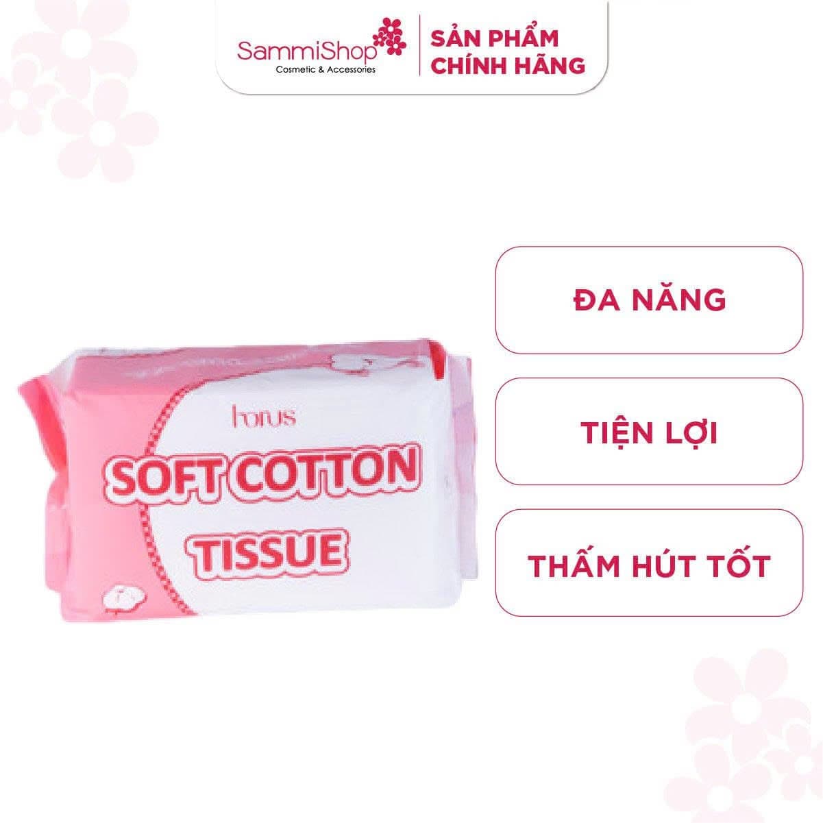 CB8 Combo 2 Horus Khăn khô đa năng Soft Cotton Tissue 80pcs (IP02) thumb 2