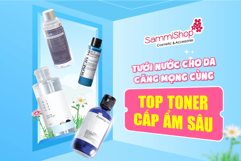 TƯỚI NƯỚC CHO DA CĂNG MỌNG CÙNG TOP TONER CẤP ẨM SÂU