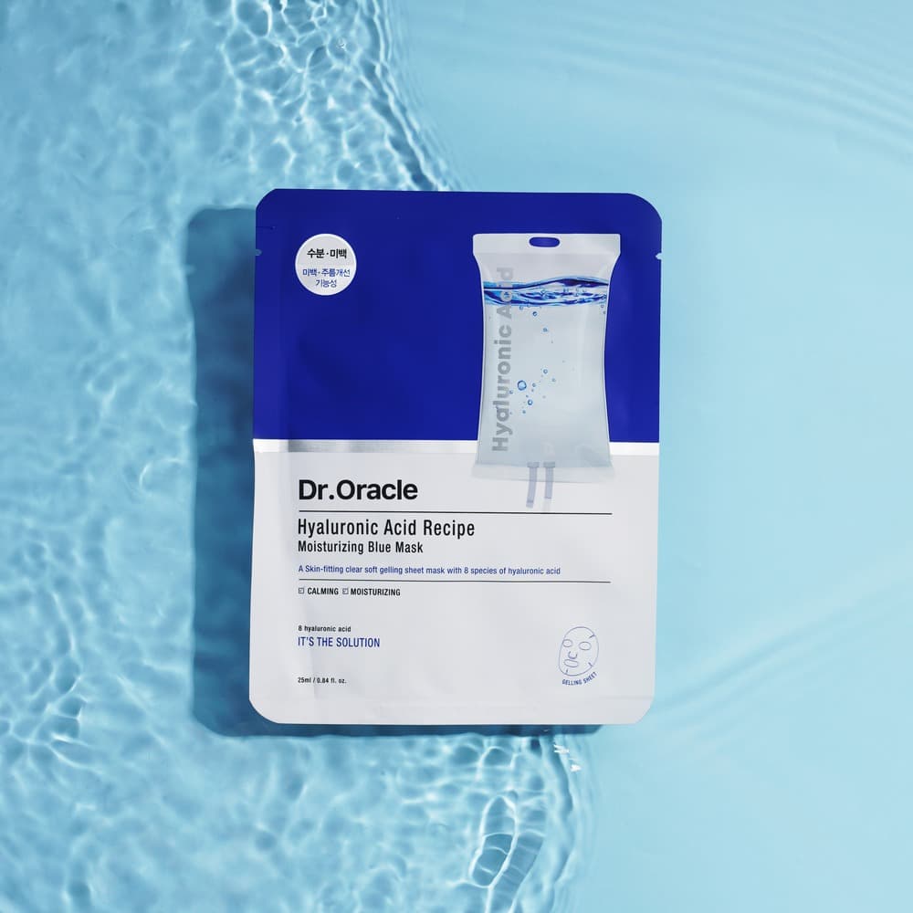 Dr.Oracle Mặt nạ Hyaluronic Acid Recipe Moisturizing Blue Mask 25ml thumb 6