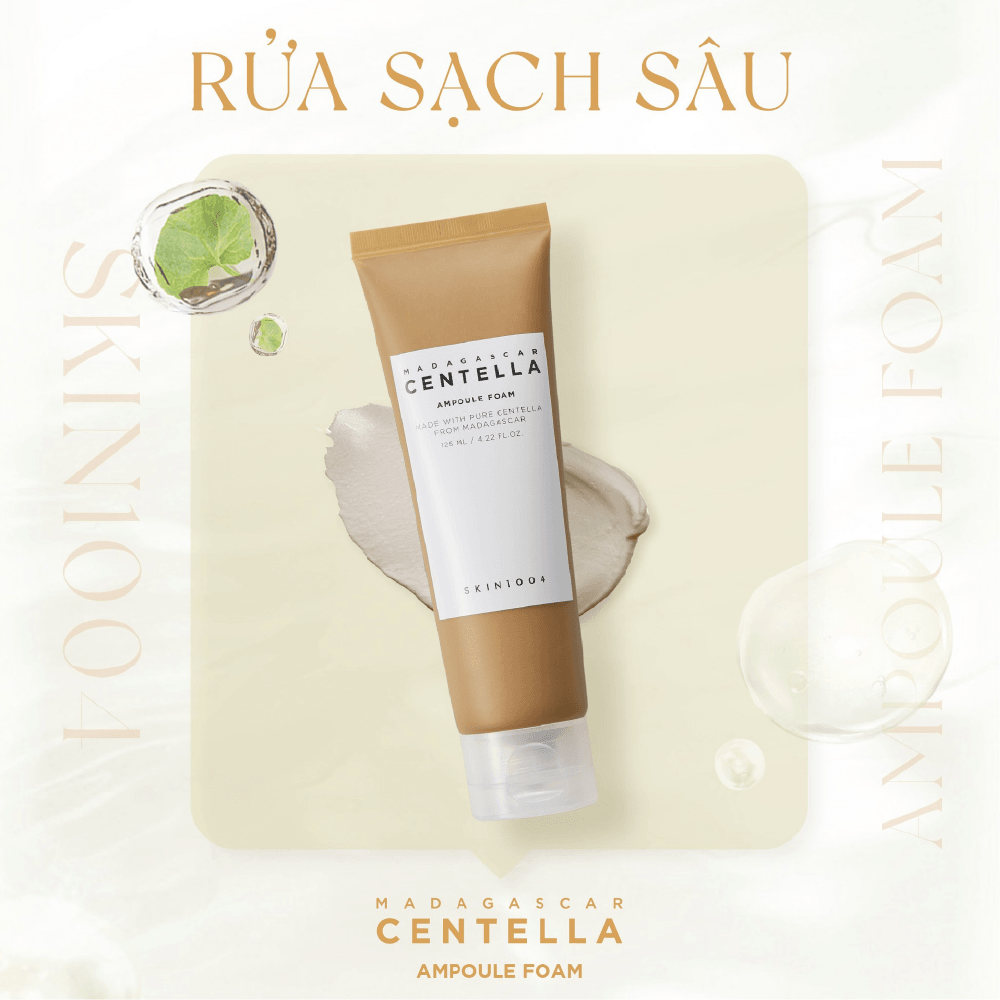 Skin1004 Sữa rửa mặt Madagascar Centella Ampoule Foam 125ml 5