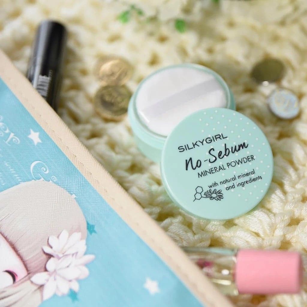 Silkygirl Phấn phủ No Sebum Mineral Powder 5g thumb 2