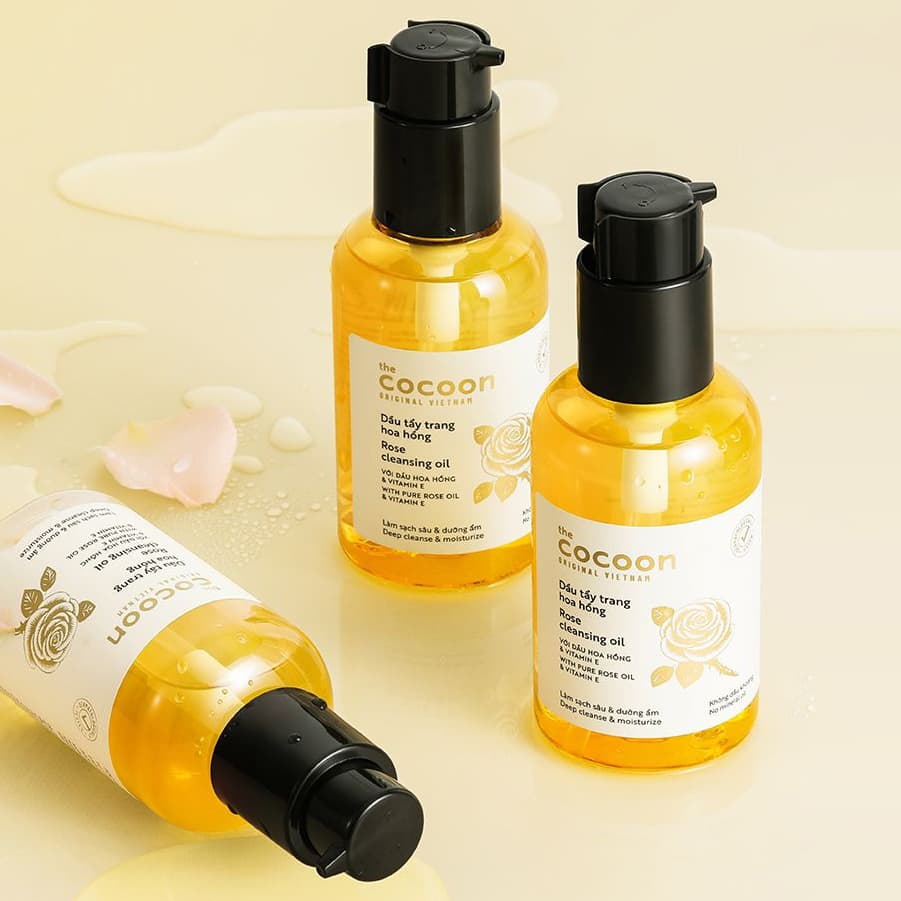 Dầu tẩy trang hoa hồng Cocoon Rose Cleansing Oil thumb 2