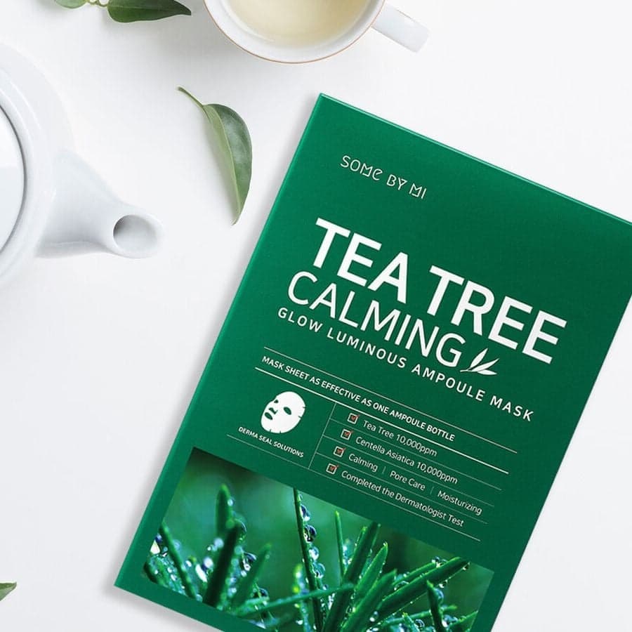 Some By Mi Mặt nạ giấy 30 Days Tea Tree Calming Glow Luminous Ampoule Mask 25g thumb 4
