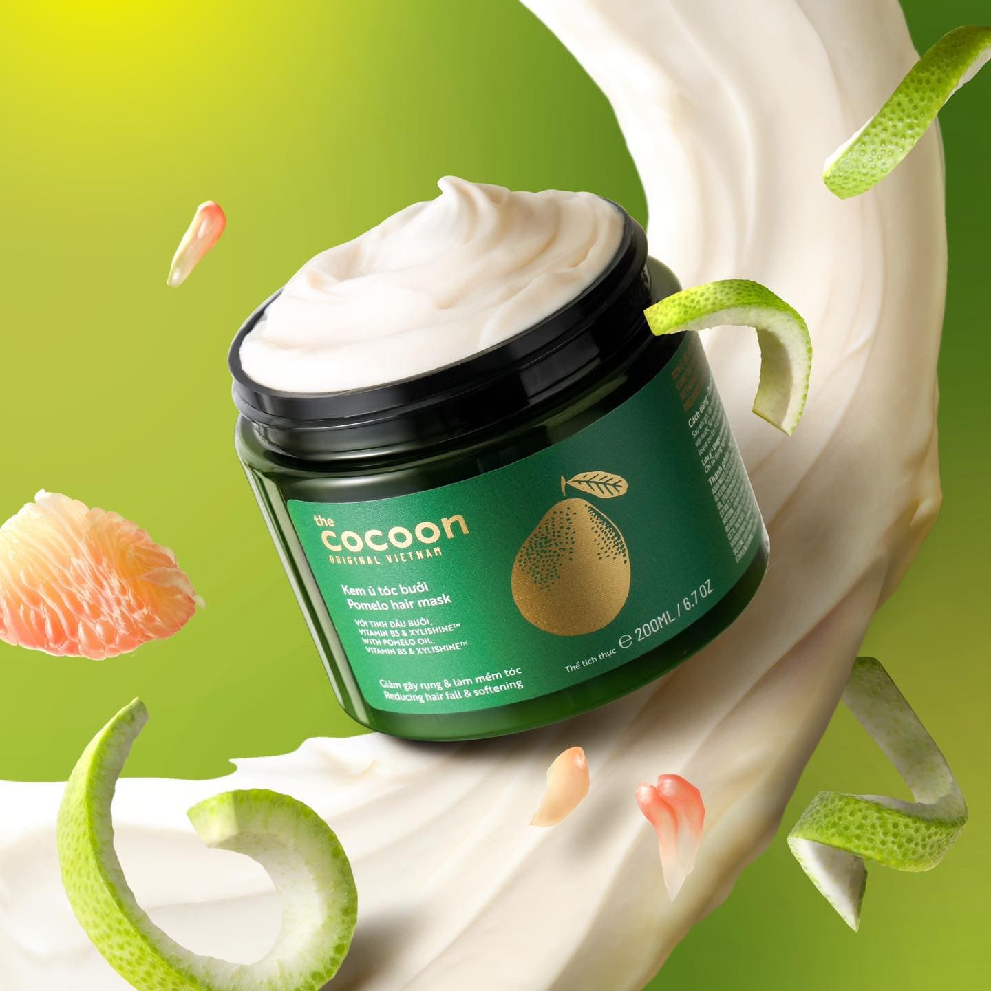 Cocoon Kem ủ tóc bưởi Pomelo Hair Mask 200ml thumb 2