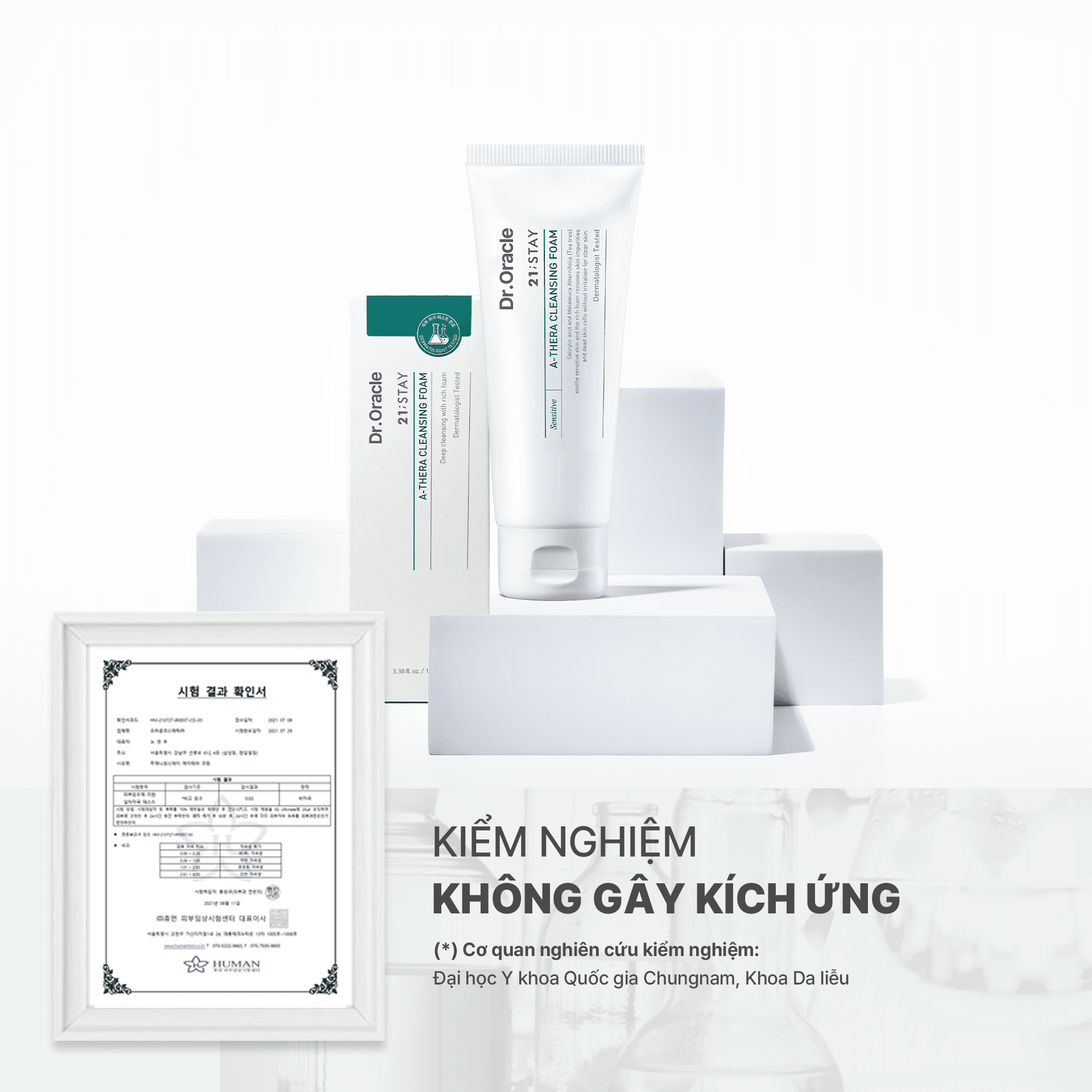 Dr.Oracle Sữa rửa mặt 21;STAY A-Thera Cleansing Foam 100ml thumb 4