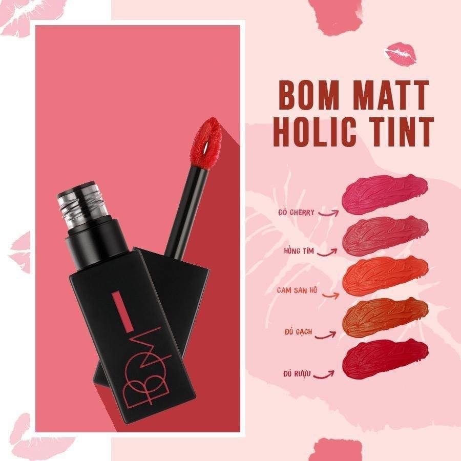 Son kem BOM Matt Holic Tint 2
