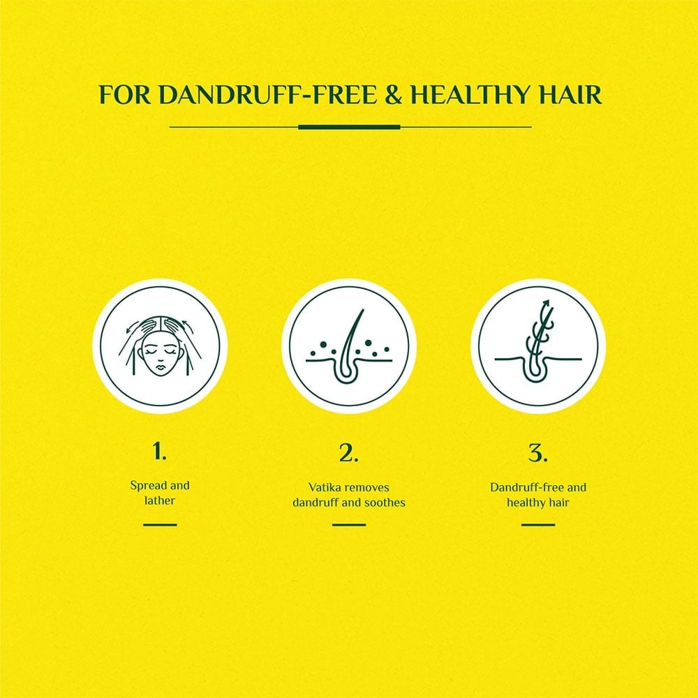 Vatika Naturals Dandruff Guard Shampoo Lemon & Yoghurt 7