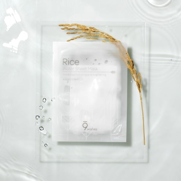 9 Wishes Mặt nạ giấy Rice Water Sheet Mask 25ml 4