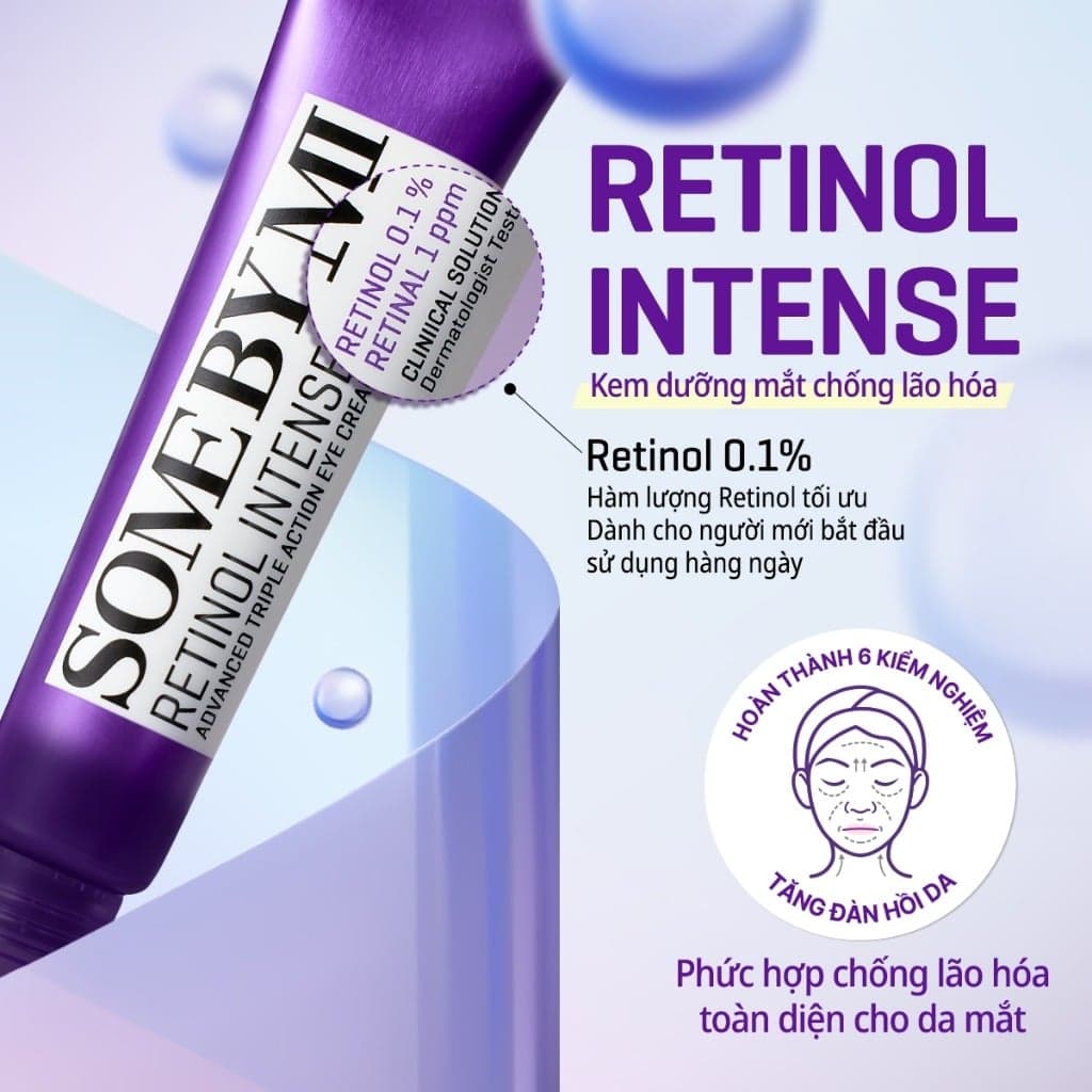 Some By Mi Kem dưỡng mắt Retinol Intense Advanced Triple Action Eye Cream 30ml thumb 5