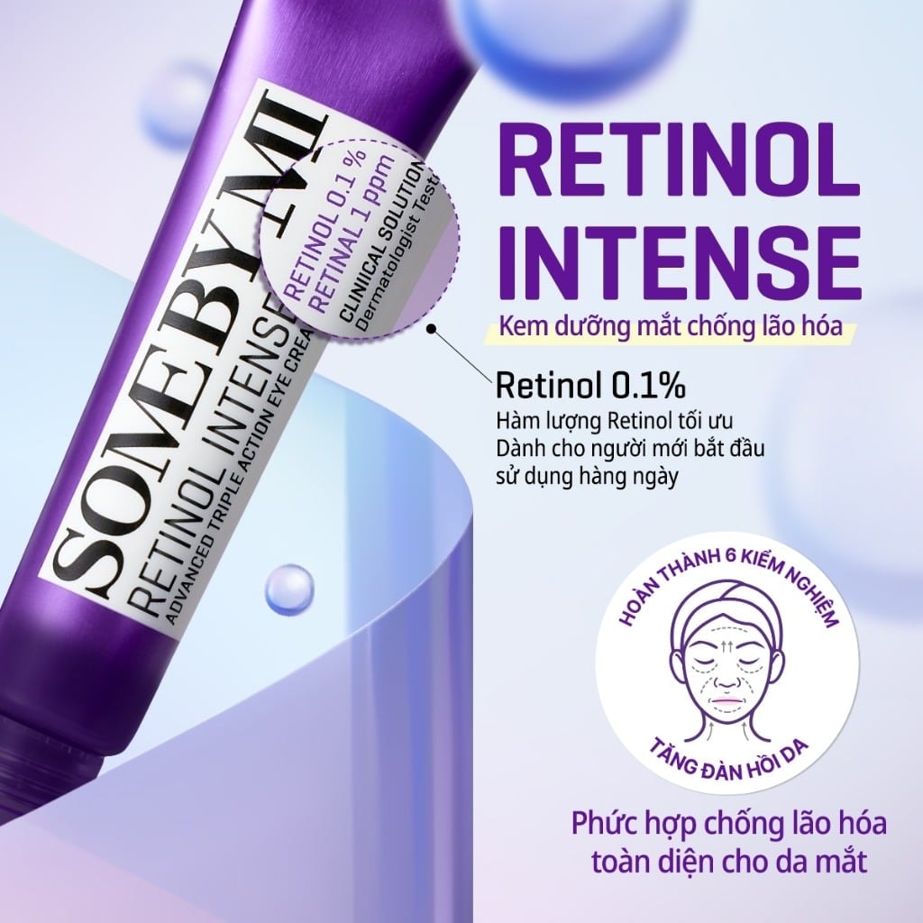 Some By Mi Kem dưỡng mắt Retinol Intense Advanced Triple Action Eye Cream 30ml 5