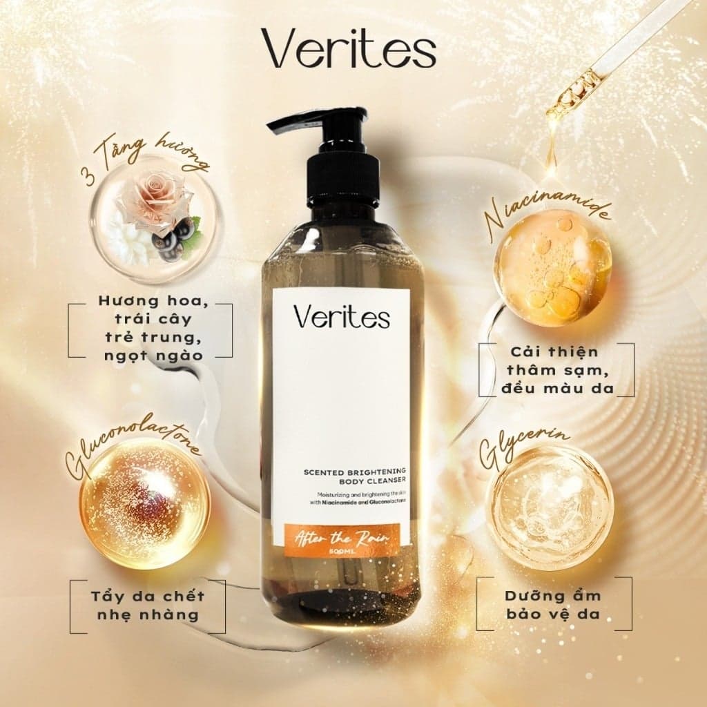 Verites Sữa tắm sáng da hương nước hoa Body Wash Signature Collection thumb 2