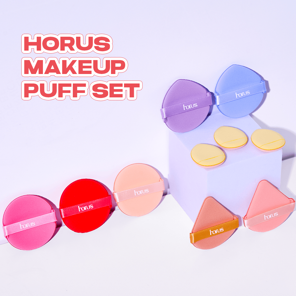 Horus Bộ bông mút trang điểm Makeup Puff Set 2