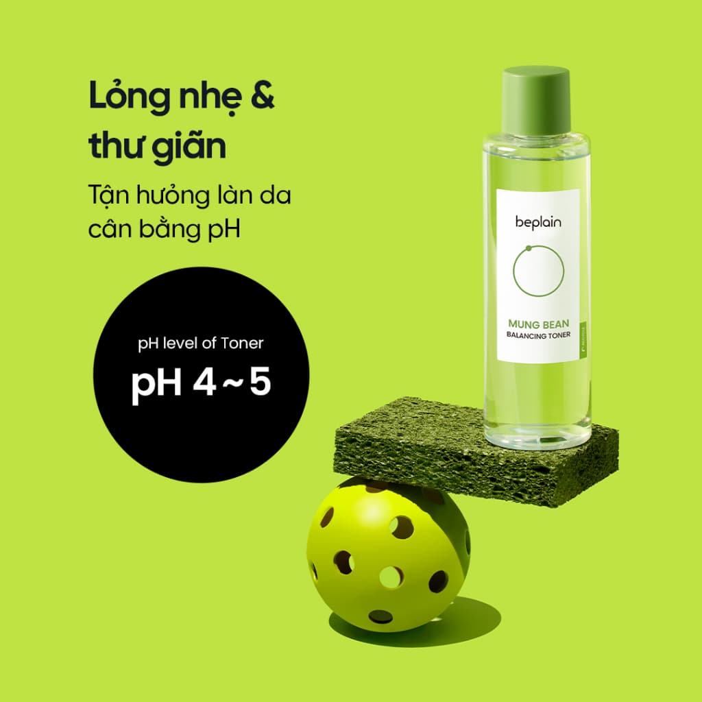 Beplain Nước hoa hồng Mung Bean Balancing Toner 200ml thumb 4