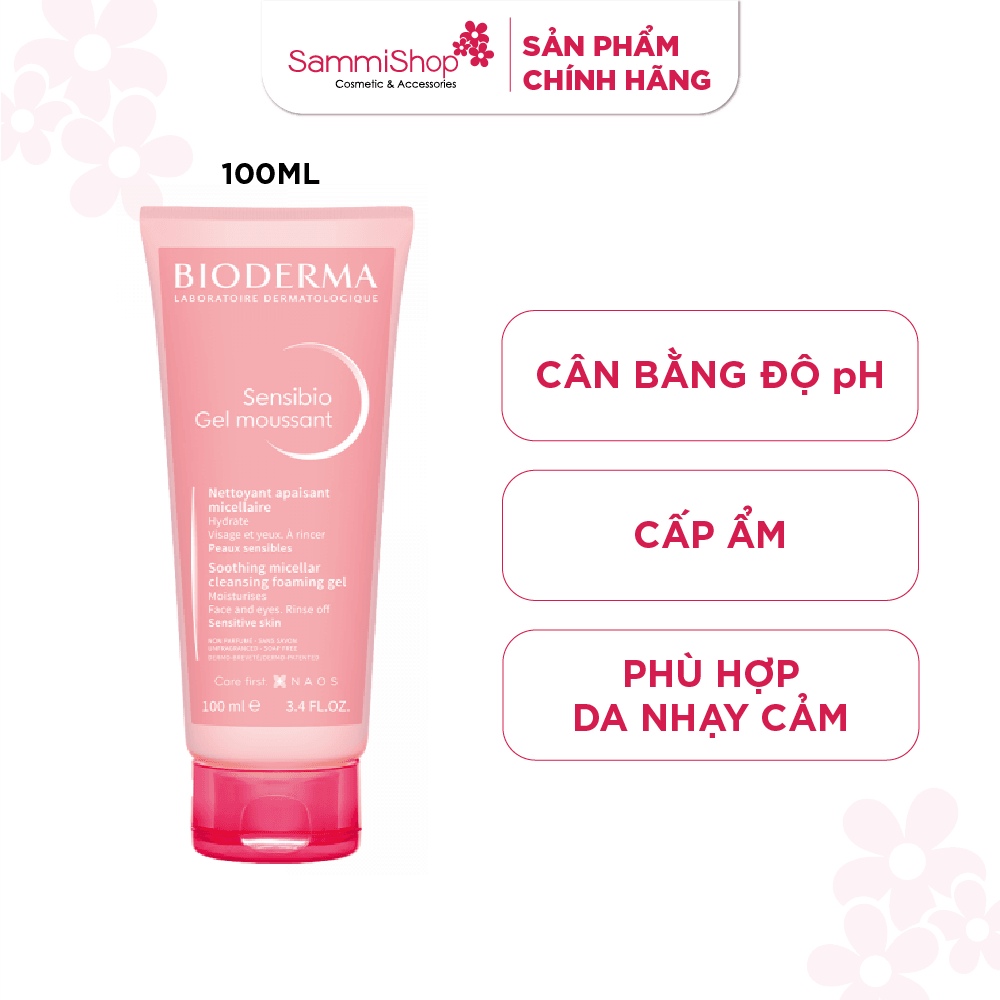 Bioderma Sữa rửa mặt Sensibio Gel Moussant 3