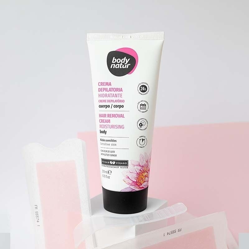 Body Natur Kem Tẩy Lông Hair Removal Cream Moisturising Body Sensitive Skin 4