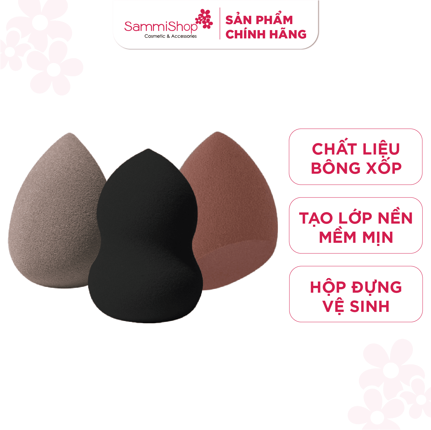Horus Mút trang điểm Coffee Make Up Sponge 1