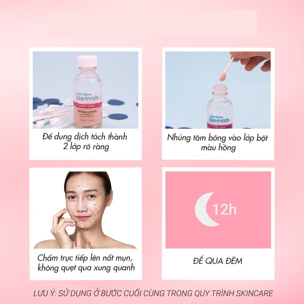 Bye bye Blemish Chấm mụn Drying Lotion 30ml 4