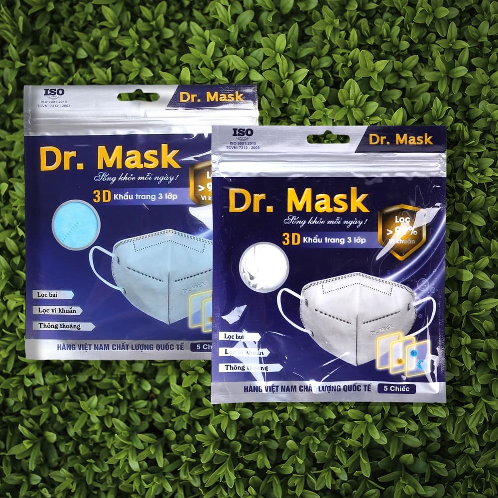Dr.Mask Túi Khẩu trang 3 lớp 3DS1 5 chiếc thumb 2