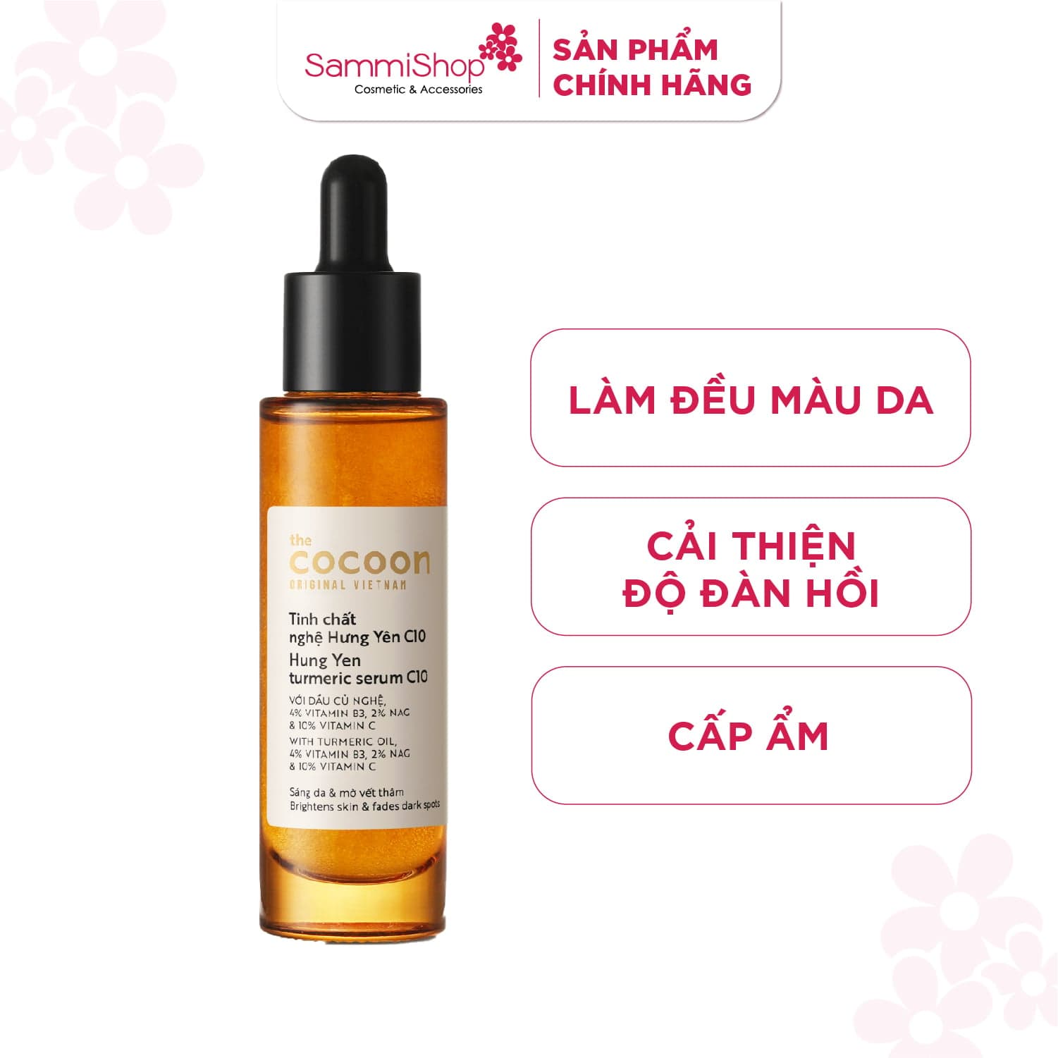 Cocoon Tinh chất nghệ Hưng Yên Turmeric Serum C10 30ml thumb 1