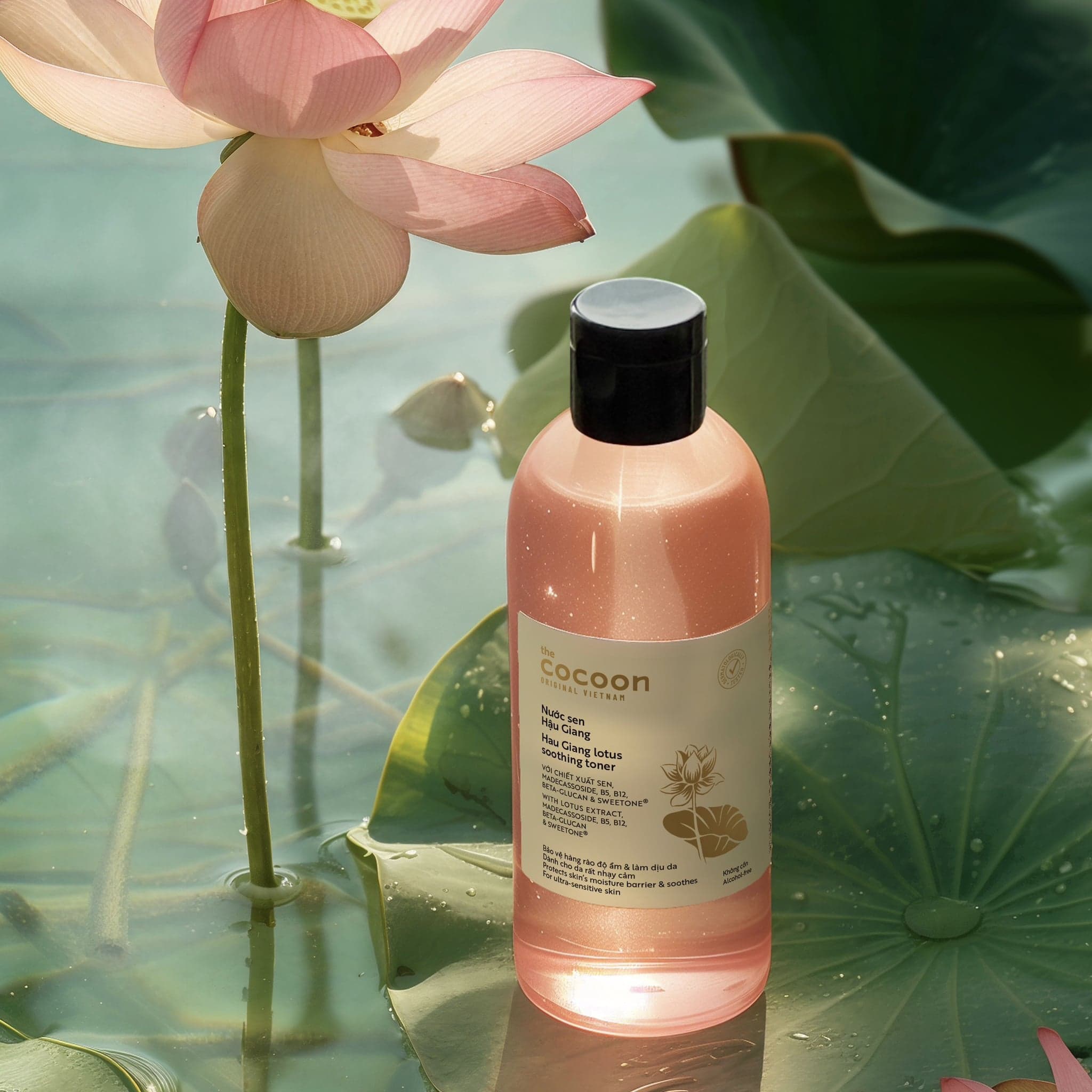 Cocoon Nước Sen Hậu Giang Lotus Soothing Toner thumb 5