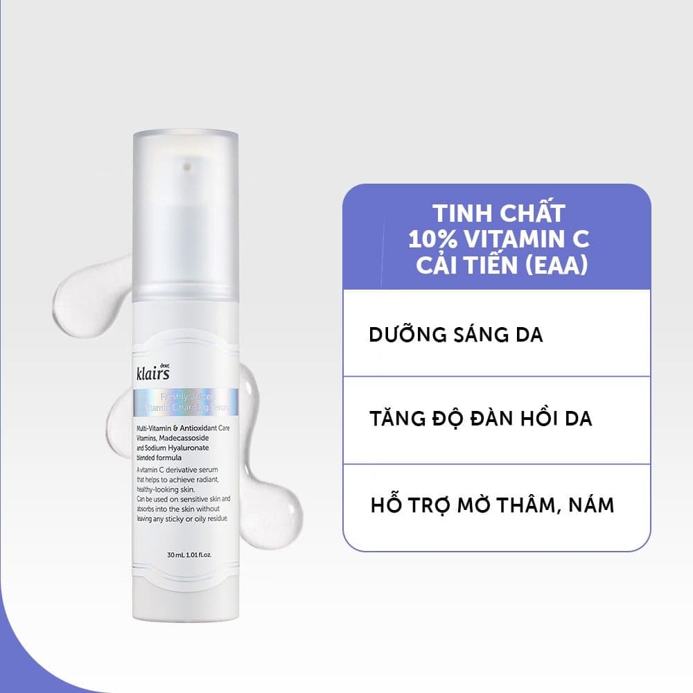 Dear, Klairs Tinh chất Freshly Juiced Vitamin Charging Serum 30ml thumb 2