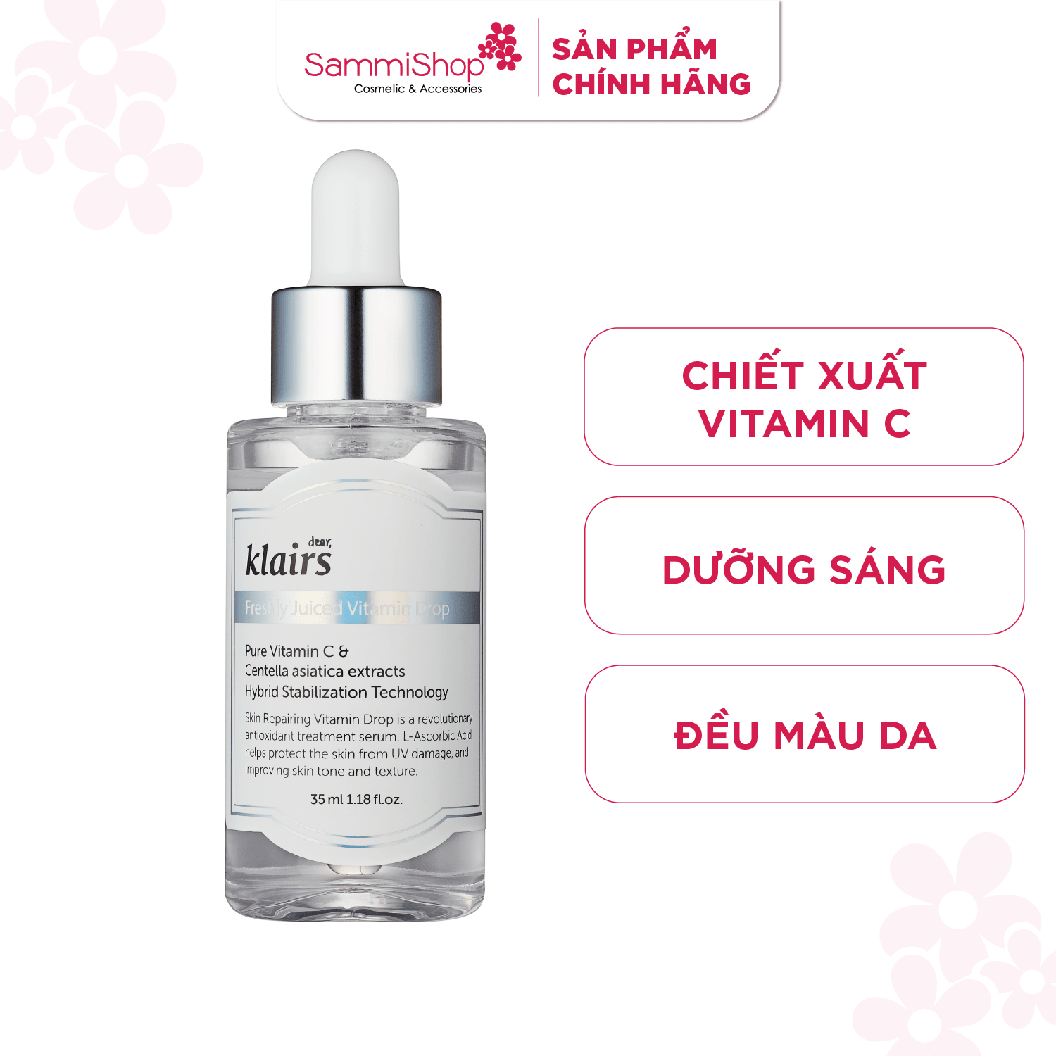 Dear, Klairs Tinh chất Freshly Juiced Vitamin Drop 35mL 2