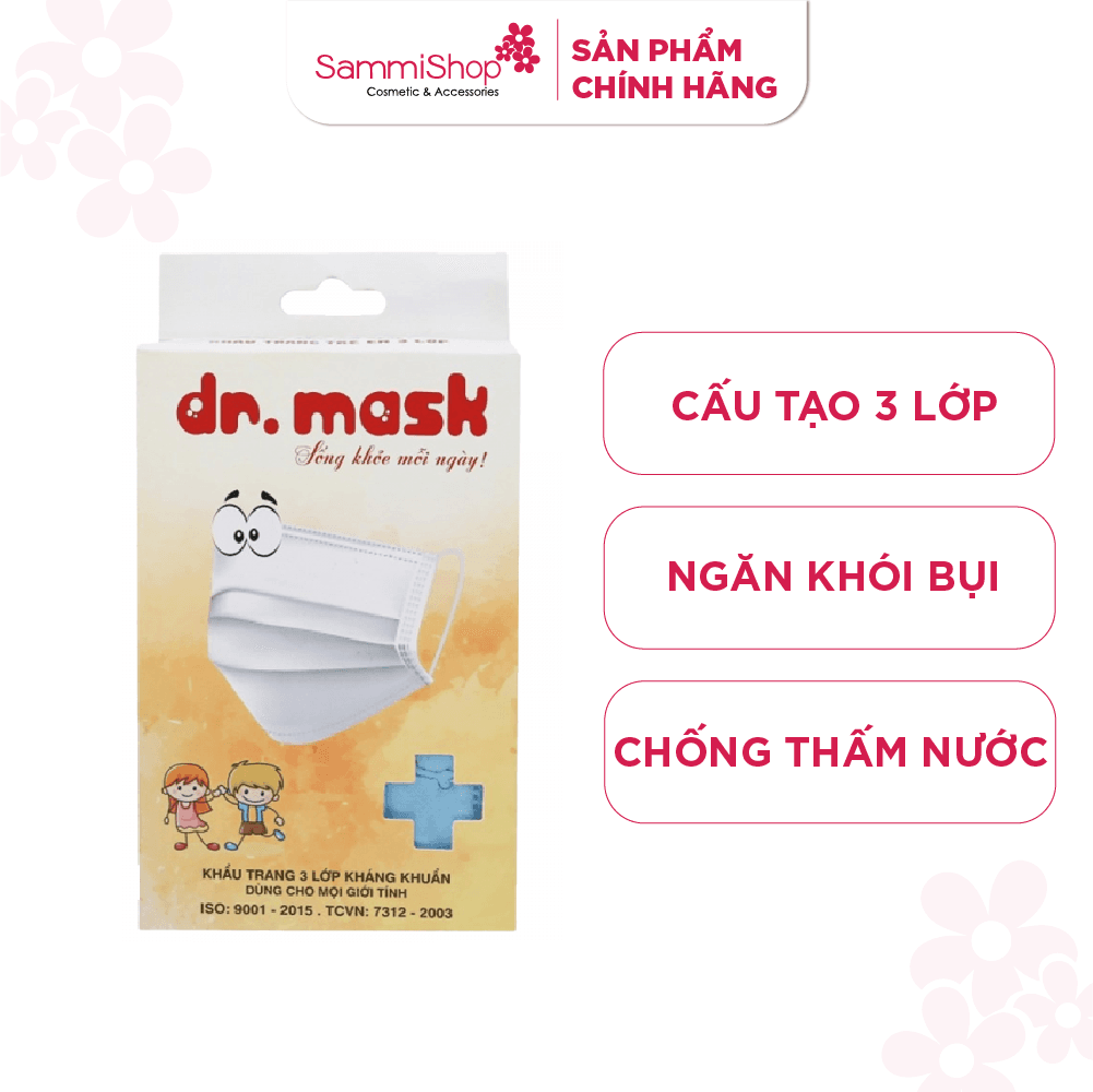 Dr.Mask Hộp Khẩu trang trẻ em 3 lớp 20 chiếc - KTKIDS thumb 1