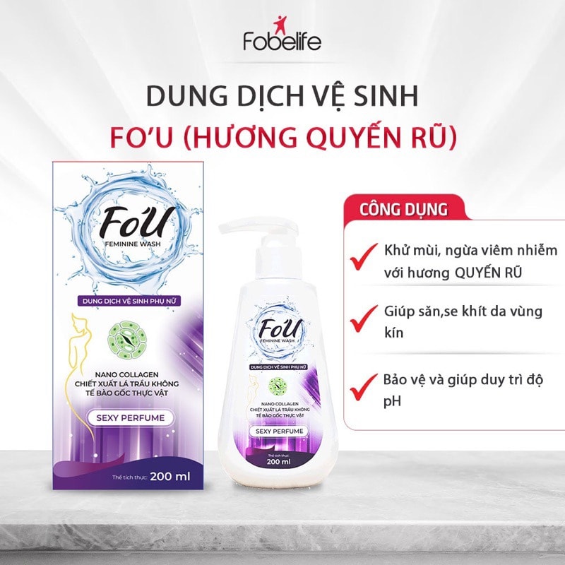 Fou Dung dịch vệ sinh phụ nữ 200ml 4